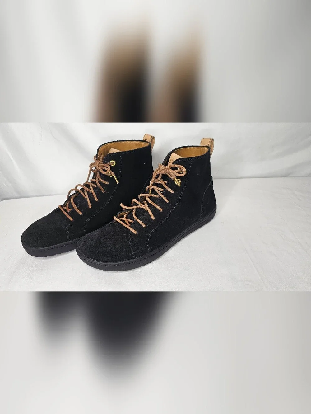 Birkenstock Bartlett Black Suede High Top Sneaker Boots Mens 10 Womens 12 EU 43